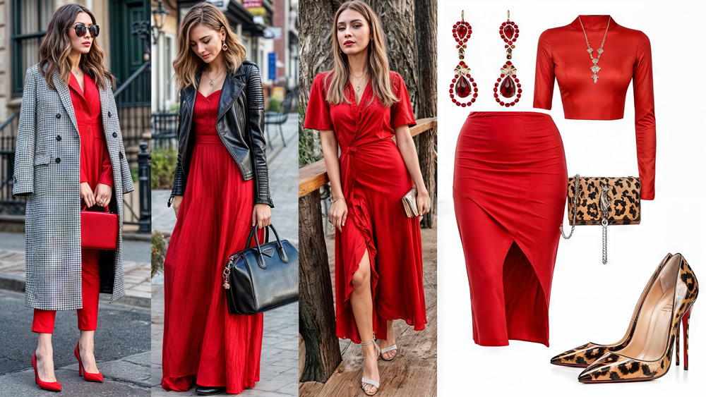 El Color Rojo en la Moda